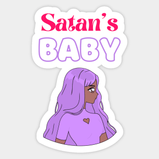 Satan's baby 2 Sticker